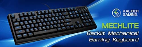 IOGEAR Kaliber Gaming MECHLITE Kailh Red Wired Standard Mechanical Gaming Keyboard image