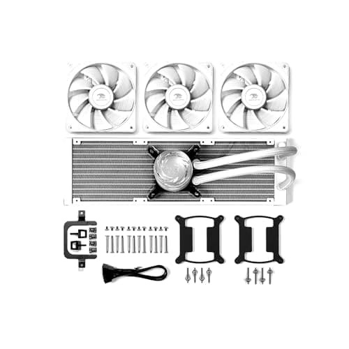 iBuypower AW4 Water 360mm 65 CFM White image