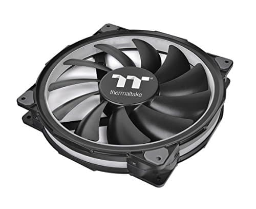 Thermaltake Riing Plus TT Premium Edition 200mm Black Addressable RGB PWM 117.96 CFM 1-Pack image