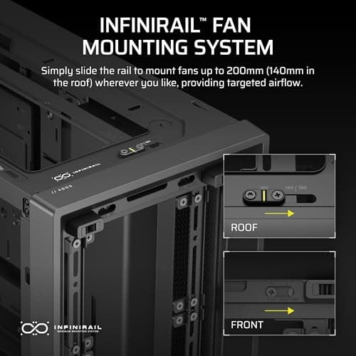 Corsair FRAME 4000D ATX Modular Mid-Tower PC Case - Black image