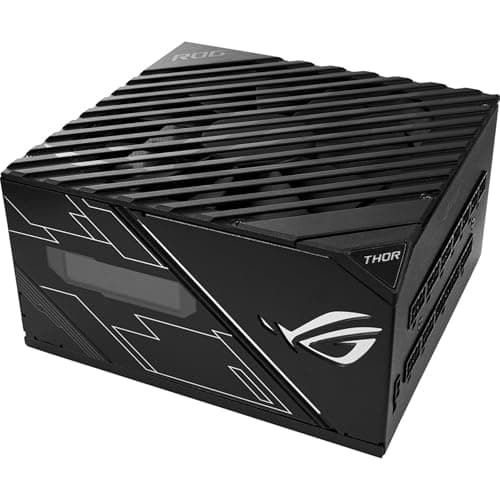 ASUS ROG Thor 850W Platinum II (Fully Modular Power Supply, 80+ Platinum, Lambda A++ Certified, ROG heatsinks, 135mm PWM fan, 0dB Mode, OLED Panel, Sleeved Cables, Aura Sync) image