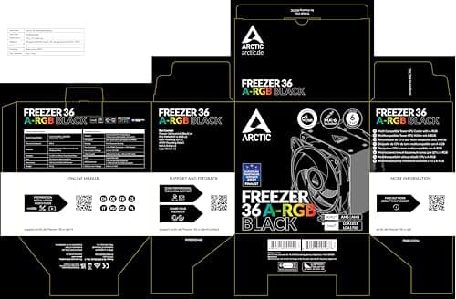 ARCTIC Freezer 36 Air 159mm A-RGB Black image