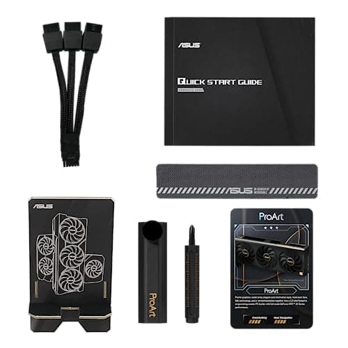 Asus ProArt OC GeForce RTX 4080 16GB GDDR6X Black / Gold image