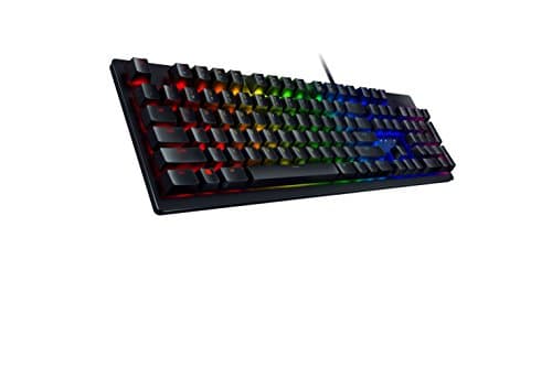 Razer Huntsman Gaming Keyboard: Opto-Mechanical Key Switches - Instant Actuation - Customizable Chroma RGB Lighting - Programmable Macro Functionality - Matte Black main image