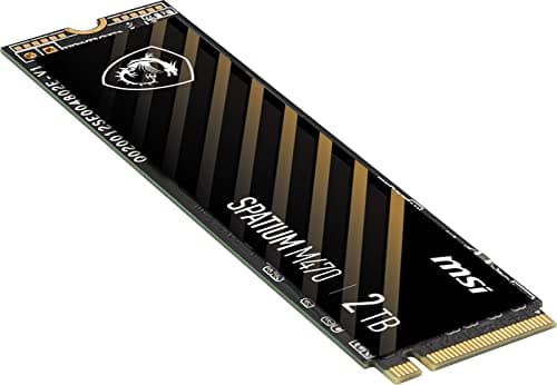 MSI SPATIUM M470 2 TB SSD M.2-2280 PCIe 4.0 X4 NVMe image