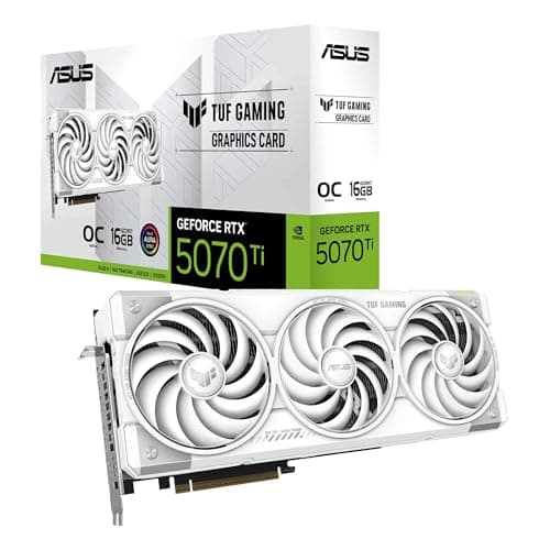 Asus TUF GAMING OC GeForce RTX 5070 Ti 16GB GDDR7 White / Silver image