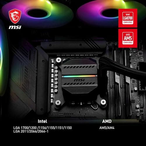 MSI MAG CORELIQUID M240 Water 240mm Black image