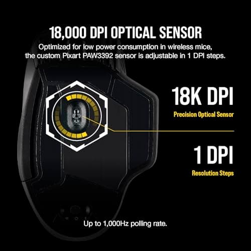 Corsair Dark Core RGB Pro SE Wireless Optical Mouse image