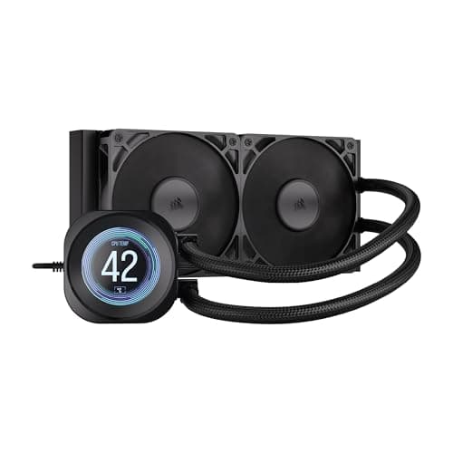 Corsair NAUTILUS 240 RS LCD Water 240mm 72.8 CFM Black image