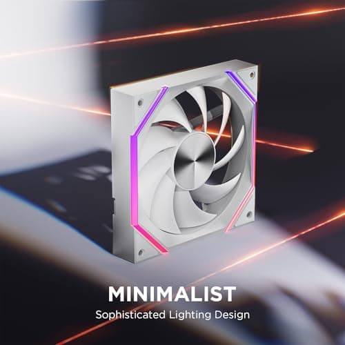 Asiahorse Nyota A14 140mm PC Case Fan – High-Efficiency Cooling White image