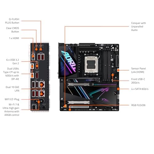 Gigabyte X870E AORUS XTREME AI TOP AM5 DDR5 EATX image