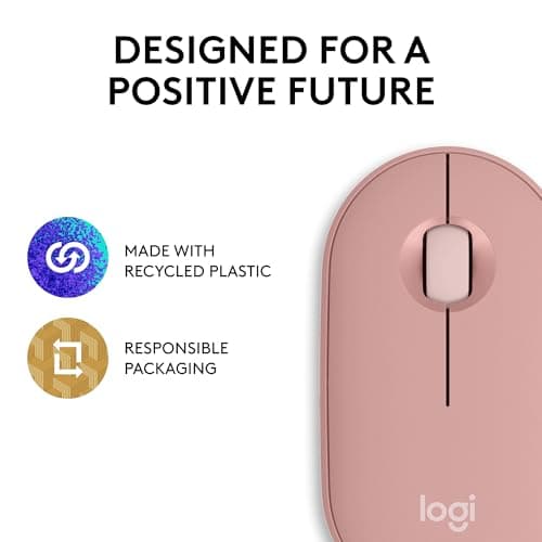 Logitech PEBBLE 2 M350S Bluetooth Wireless Wired Optical Mouse image