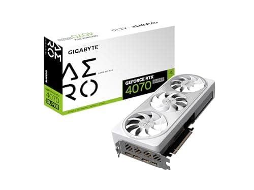 Gigabyte GeForce RTX 4070 SUPER AERO OC 12GB GDDR6X White / Silver image