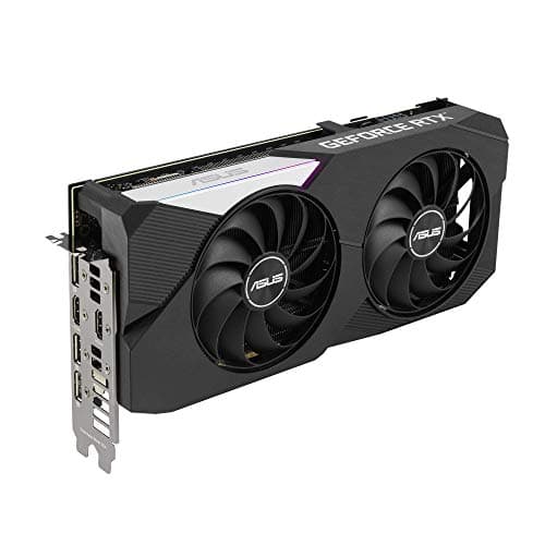 Asus DUAL OC GeForce RTX 3060 Ti 8GB GDDR6 Black / Silver image