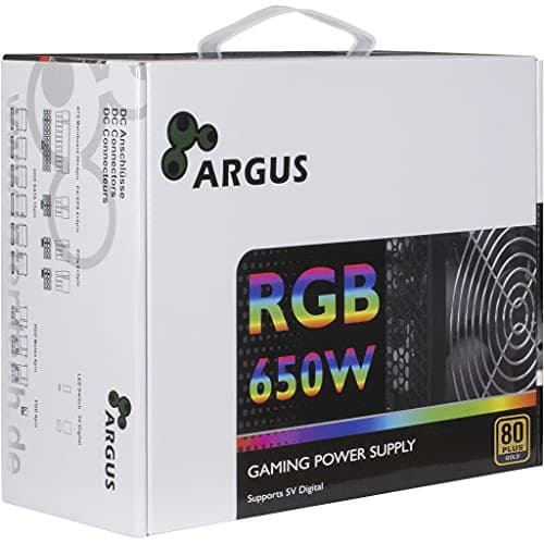 Inter-Tech Argus RGB CM II 650W 80+ Gold Semi-Modular image