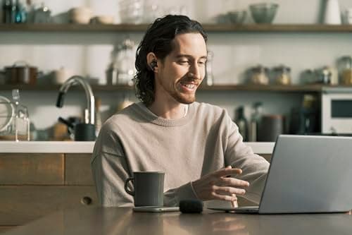 Audio-Technica ATH TWX7 Wireless Earbuds With Microphone image