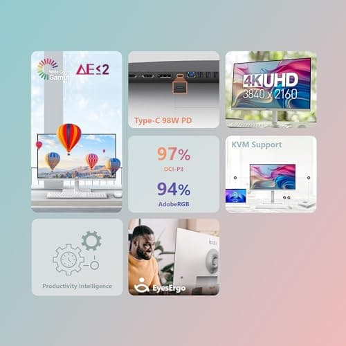 MSI Modern MD272UPHW 27" 4K 60Hz IPS Monitor image