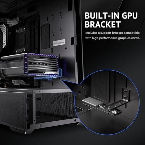 Antec FLUX REAR Mid Tower Case With Tempered Glass image