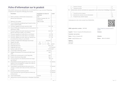 MSI MAG 32CQ6F 31.5" WQHD Rapid VA 180Hz image