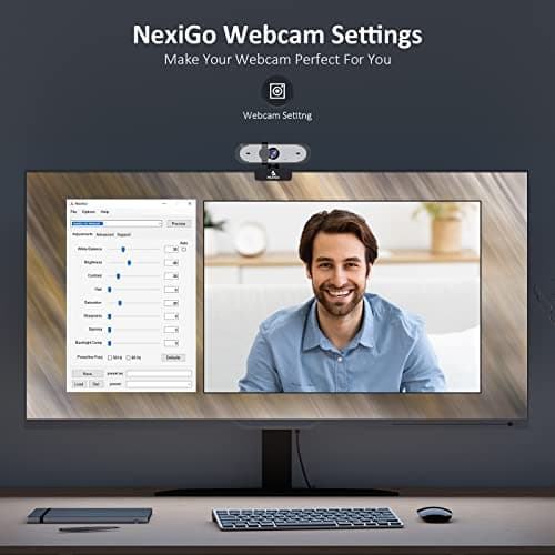 NexiGo N660P 1080p 720p 480p USB 2.0 Type-A Webcam image