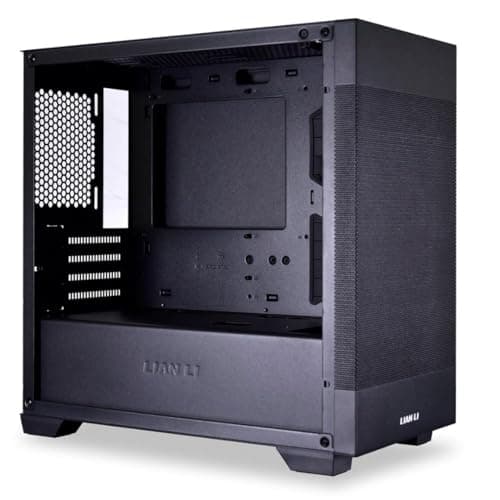 Lian Li LANCOOL 205M Micro ATX Mid Tower Black with Tempered Glass Side Panel and USB 3.2 Gen 1 Type-A image