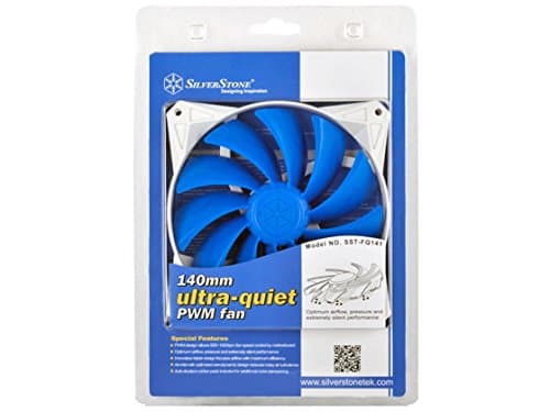 Silverstone FQ 140mm White / Blue PWM 62 CFM 1-Pack image