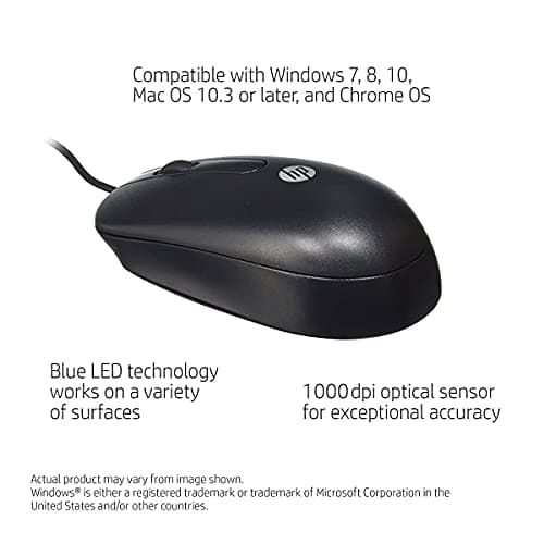 HP H4B81AA Wired Laser Mouse image