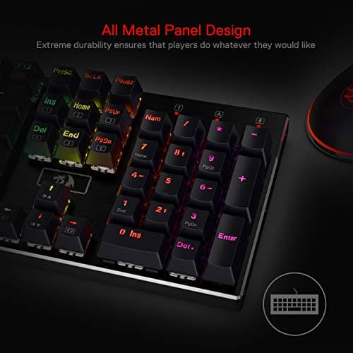 Redragon DEVARAIAS K556 RGB Wired Outemu Brown Switch Mechanical Gaming Keyboard image