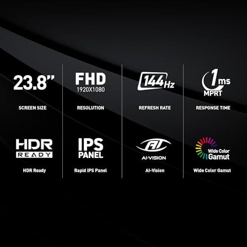 MSI G242L E14 23.8" 1080p 144Hz IPS Monitor image