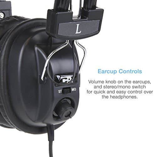 Cyber Acoustics ACM-500RB Closed Black Headphones image