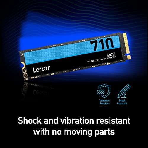Lexar NM710 1TB SSD M.2-2280 PCIe 4.0 x4 NVMe image