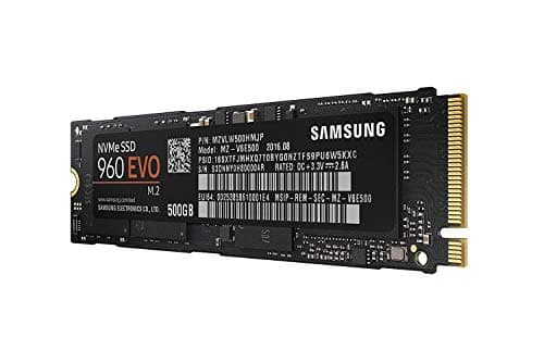 Samsung 960 Evo 500GB SSD M.2 PCIe 3.0 NVMe image