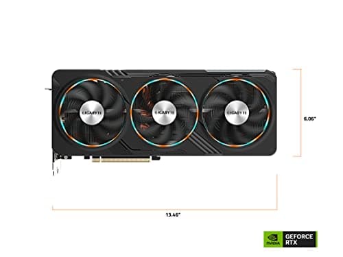 Gigabyte GeForce RTX 4070 GAMING OC 12GB GDDR6X Black image
