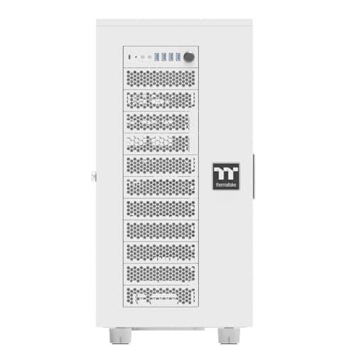 Thermaltake AX700 ATX Full Tower White Mesh Side Panel, USB 3.2 Gen 2 Type-C, USB 3.2 Gen 1 Type-A image
