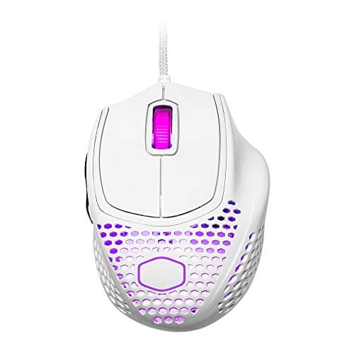 Cooler Master MM720 Glossy White Wired Optical Mouse image