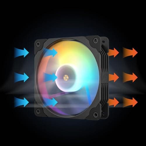 Vetroo SA-120 120mm Black ARGB PWM image