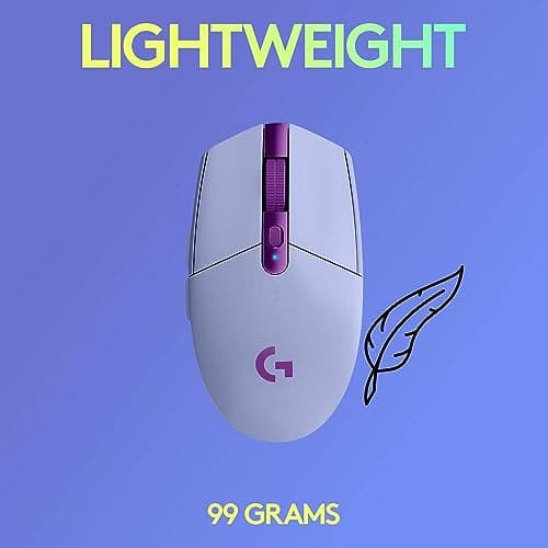 Logitech G305 LIGHTSPEED Wireless Gaming Mouse Lilac image