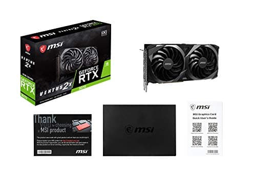 MSI GeForce RTX 3070 VENTUS 2X OC 8GB GDDR6 Black / Silver image