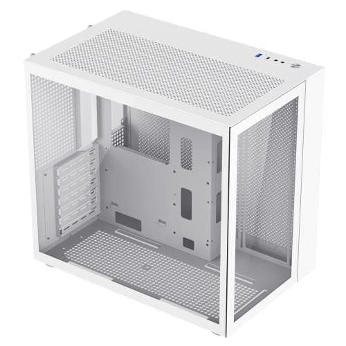 GameMax Infinity ATX Mid Tower White with Tempered Glass Side Panel and USB 3.2 Gen 1 Type-C USB 3.2 Gen 1 Type-A image