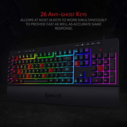 Redragon K512 SHIVA RGB Wired Gaming Keyboard image