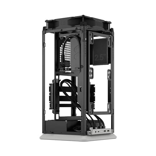 Fractal Design Mood Mini-ITX Tower Gray Mesh Side Panel image