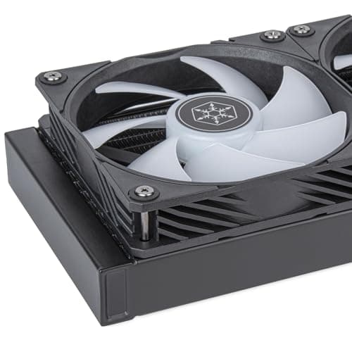 Silverstone IceMyst 360 Water 360mm 75.74 CFM Silver / Black image