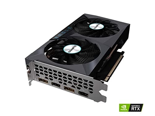 GIGABYTE GeForce RTX 3050 Eagle OC 8G Graphics Card, 2X WINDFORCE Fans, 8GB 128-bit GDDR6, GV-N3050EAGLE OC-8GD Video Card image