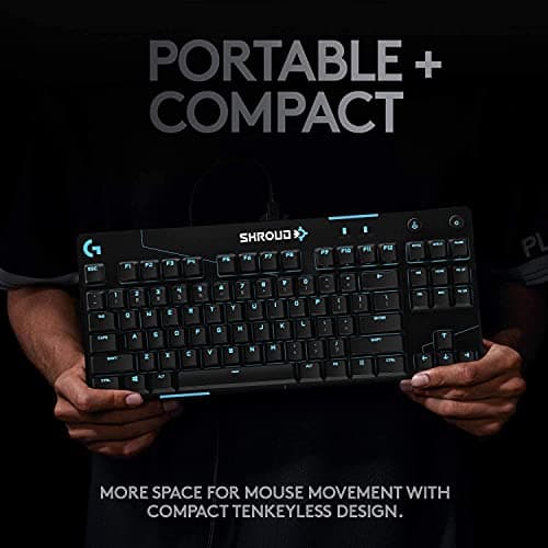 Logitech G Pro X Shroud RGB Wired Mechanical Gaming Keyboard image