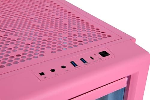 Thermaltake Ceres 350 MX ATX Mid Tower Pink with Tempered Glass Side Panel, USB 3.2 Gen 2 Type-C, and USB 3.2 Gen 1 Type-A image