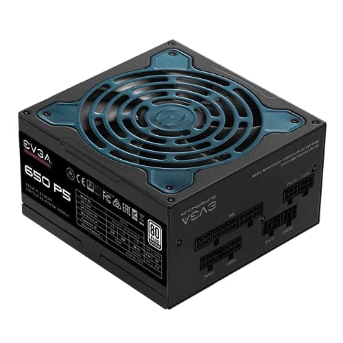 EVGA SuperNOVA 650 P5 Black / Teal 650W Fully Modular 80+ Platinum Certified image