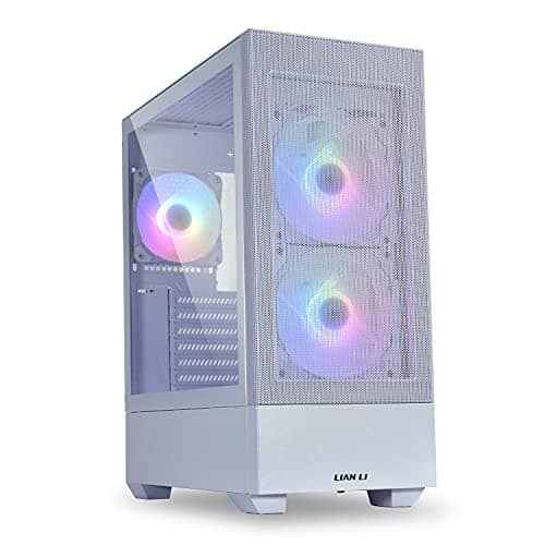 Lian Li LANCOOL 205 Mesh ATX Mid Tower White / Black Tempered Glass Side Panel main image