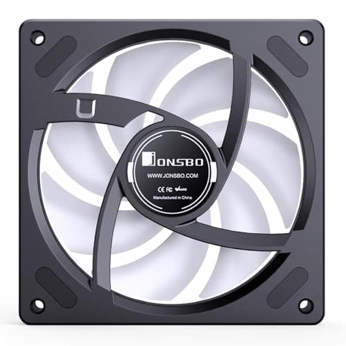 Jonsbo ZB-120BR 120mm Black PWM Addressable RGB 65.26 CFM 1-Pack image