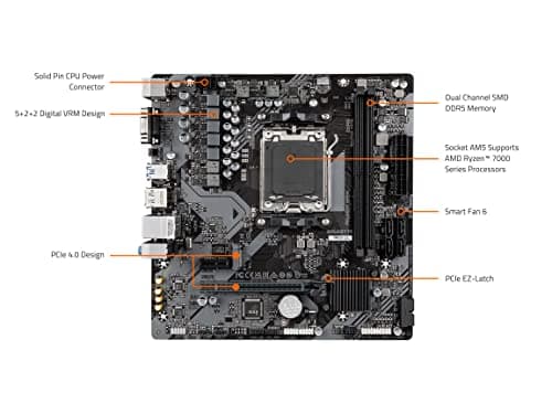 Gigabyte A620 S2H DDR5 Micro ATX image