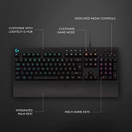 Logitech G213 RGB Wired Gaming Keyboard image